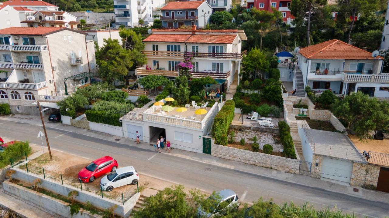 Villa Fjaba - By The Sea - With The Big Terraces & Great Sea View Trogir Kültér fotó