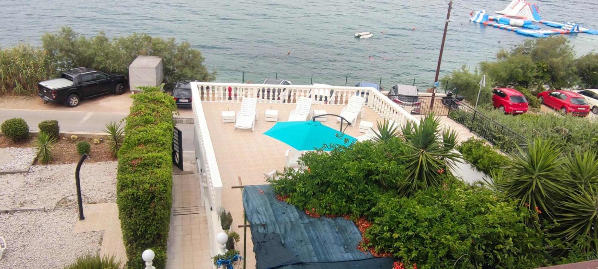 Villa Fjaba - By The Sea - With The Big Terraces & Great Sea View Trogir Kültér fotó